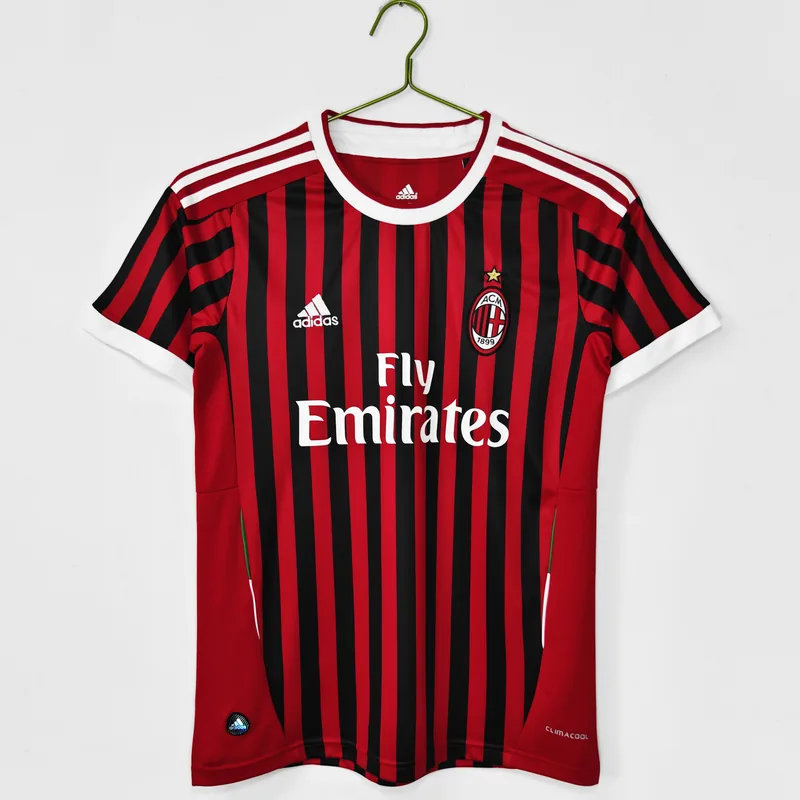 Camiseta AC Milan 2011/12 LOCAL MANGA CORTA VERSION FAN